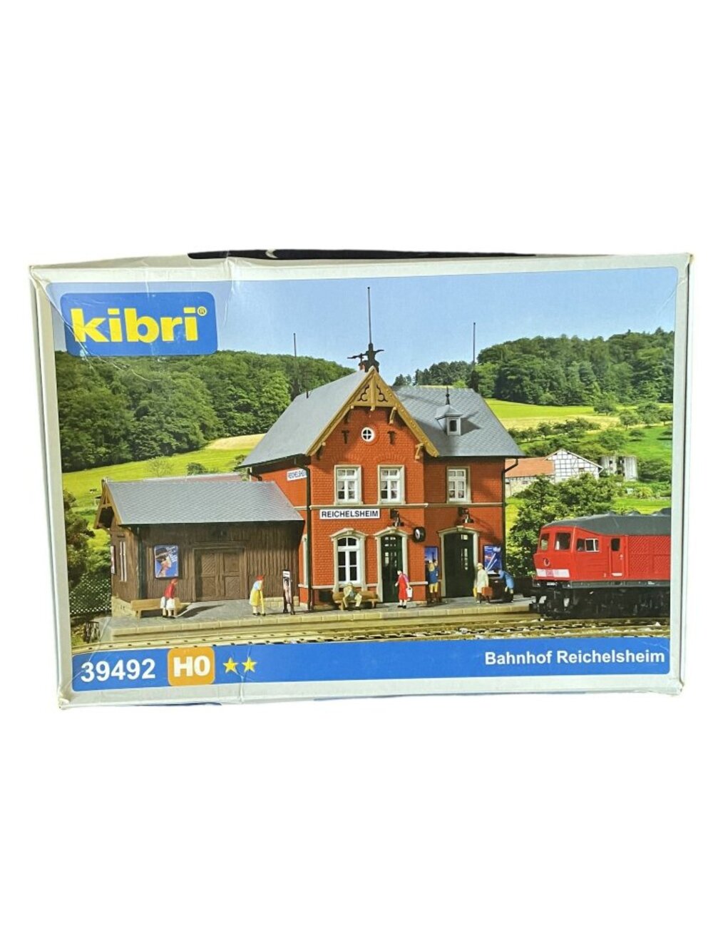 Kibri Bahnhof Reichelsheim HO Scale 39492 Model Building Kit 24x14x14cm